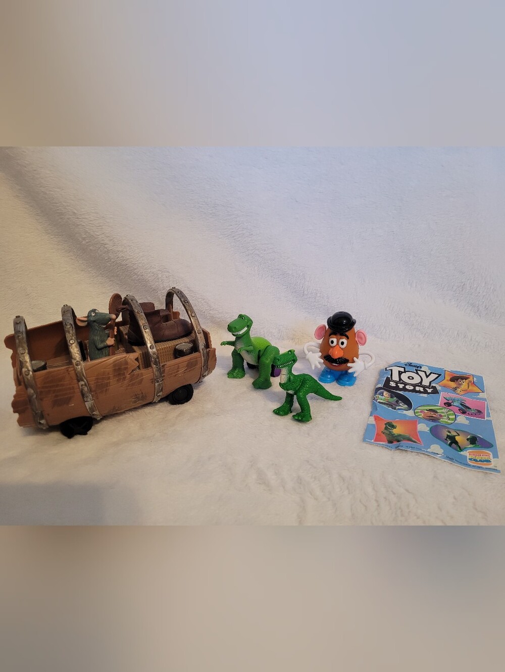 Lot Of 4 Random Vintage Disney Pixar Toys - Toy Story & Ratatouille Figures